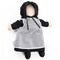 Aurora World Traditional Soft Cloth Amish Doll No Face Plain Clothes Bonnet Apron Black Dress